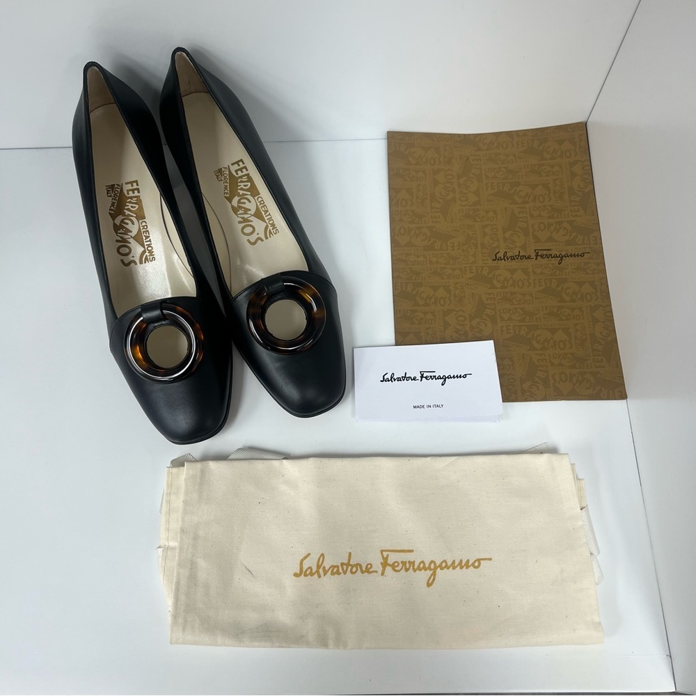 Salvatore Ferragamo Heels in Black